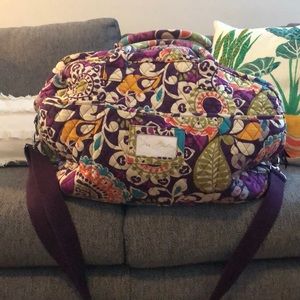 Vera Bradley Weekender Bag in Plum Crazy